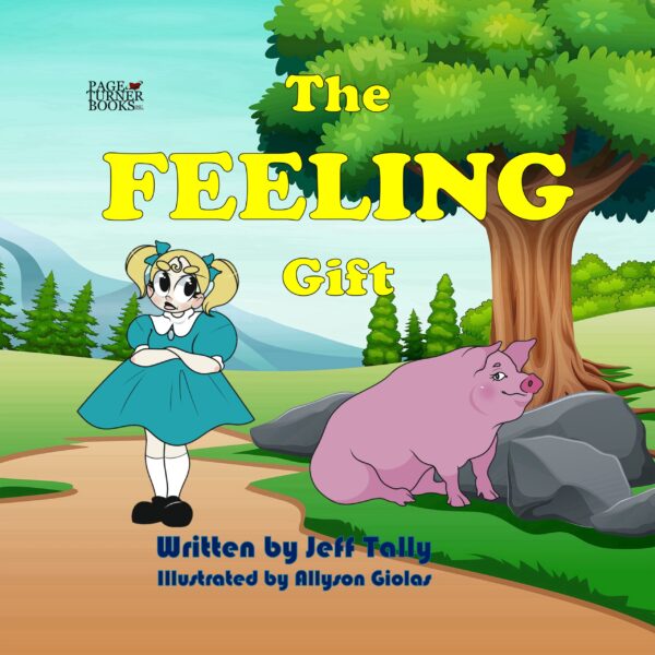 The Feeling Gift book cover illustration.