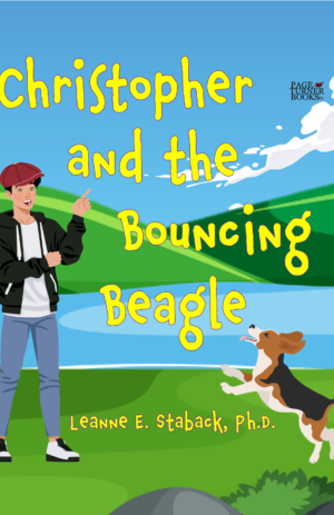 Book cover for "Christopher and the Bouncing Beagle"